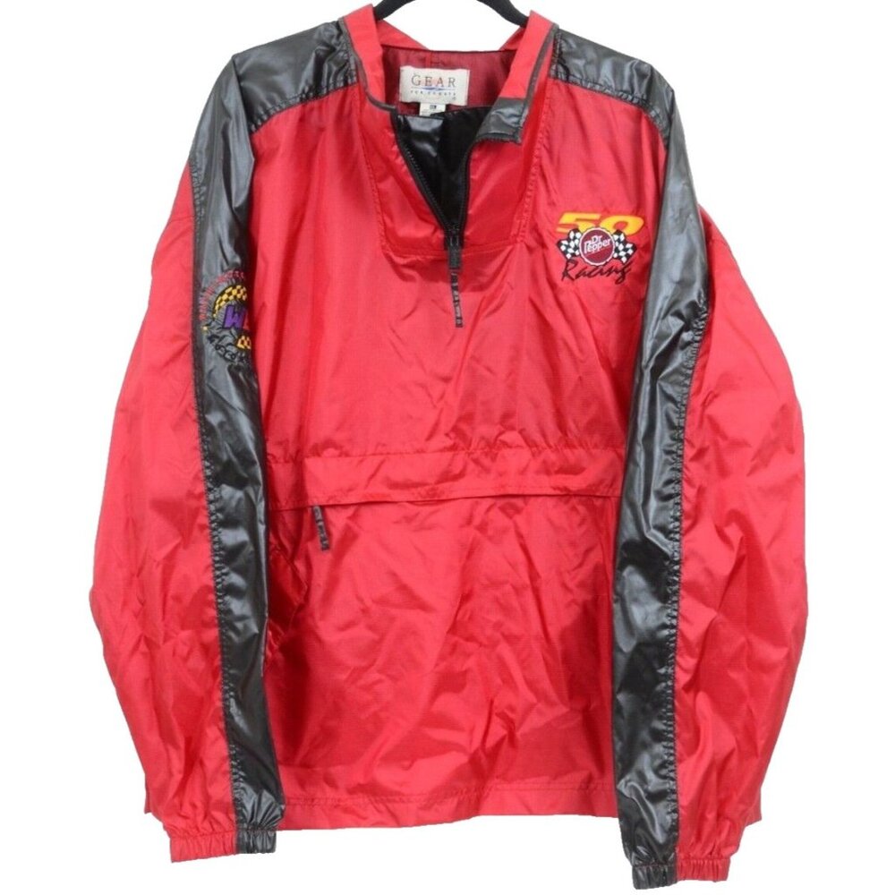 Joe Washington Julius Erving Men's XL Motorsports Nascar Busch Series Jacket
